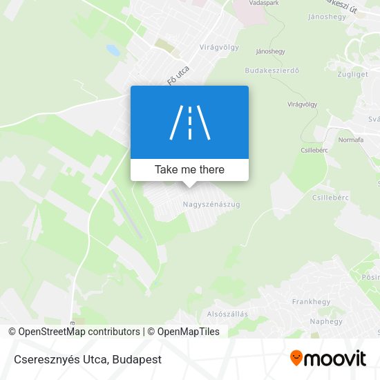 Cseresznyés Utca map
