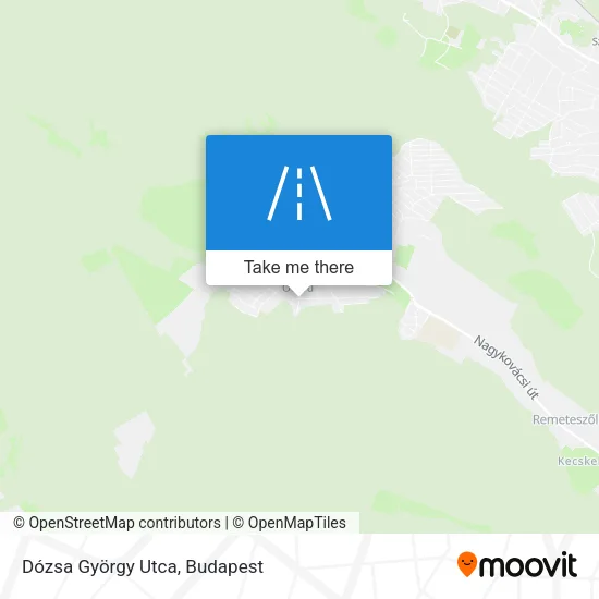 Dózsa György Utca map