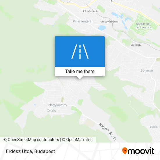Erdész Utca map