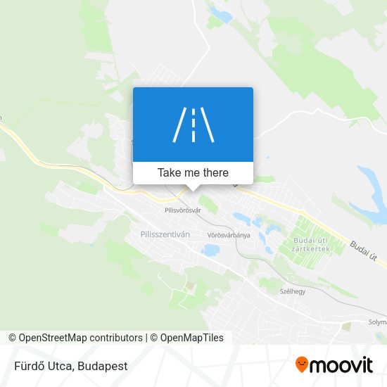 Fürdő Utca map
