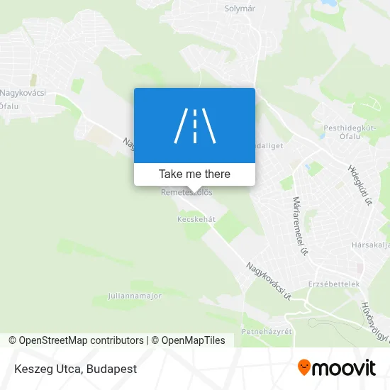 Keszeg Utca map
