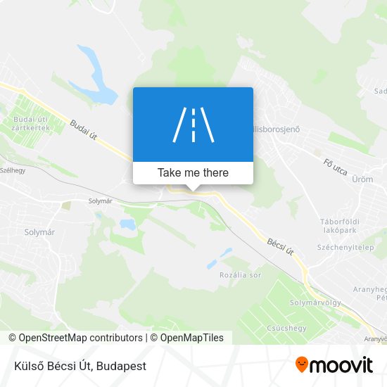 Külső Bécsi Út map