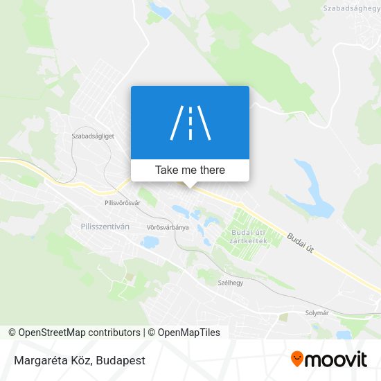 Margaréta Köz map