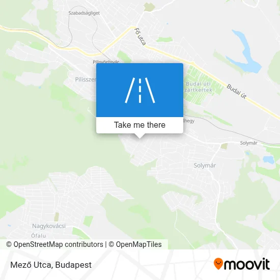 Mező Utca map