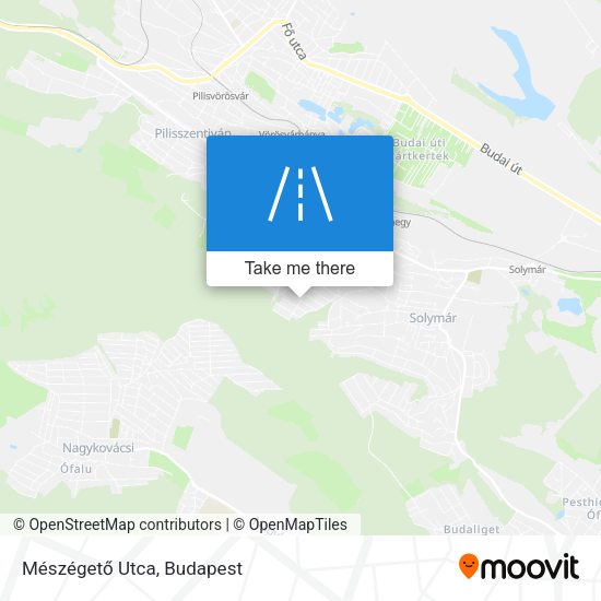 Mészégető Utca map