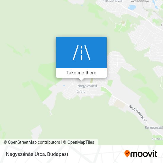 Nagyszénás Utca map