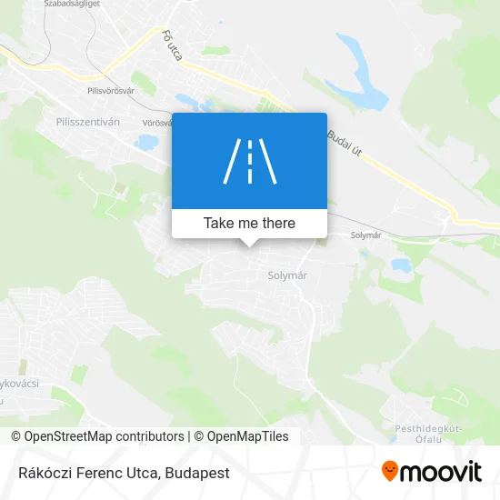 Rákóczi Ferenc Utca map