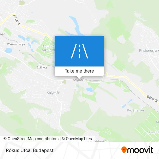 Rókus Utca map