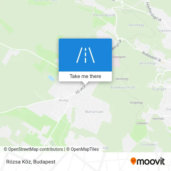 Rózsa Köz map