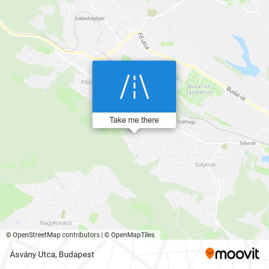 Ásvány Utca map