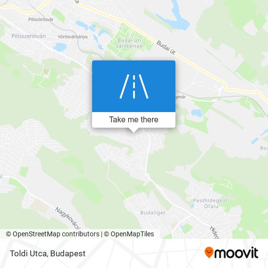 Toldi Utca map