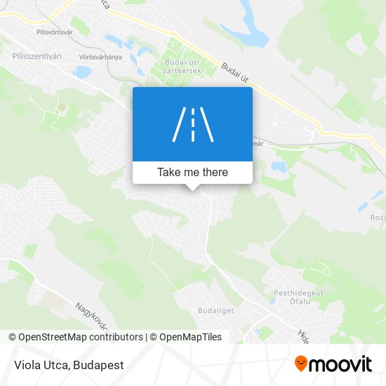 Viola Utca map