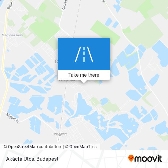 Akácfa Utca map