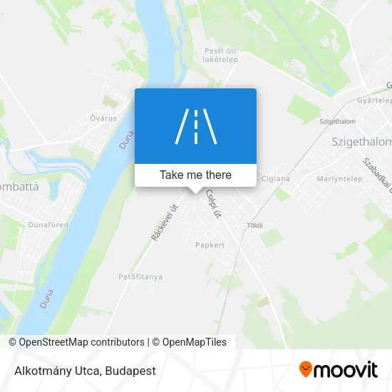 Alkotmány Utca map