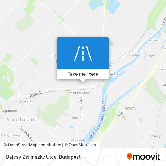 Bajcsy-Zsilinszky Utca map