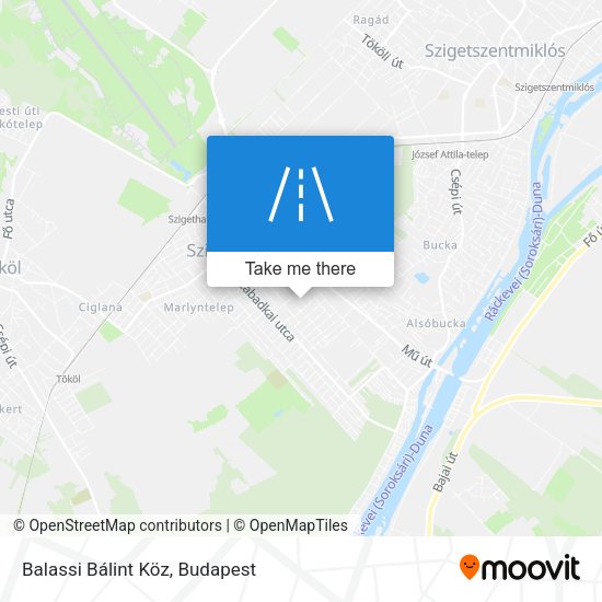 Balassi Bálint Köz map