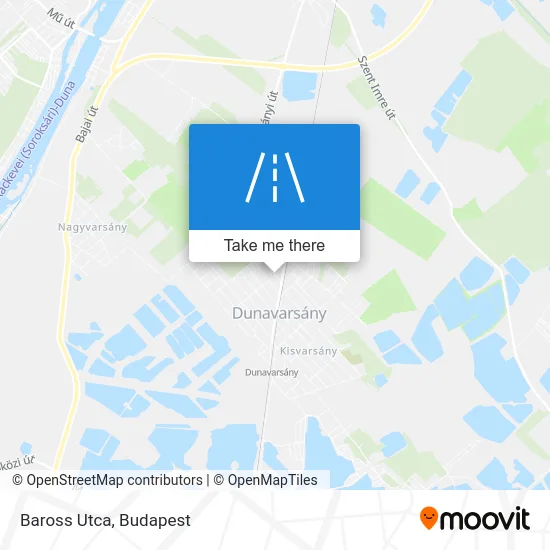 Baross Utca map