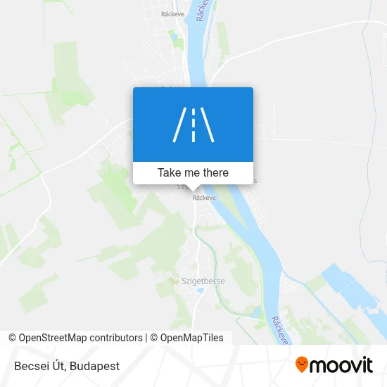 Becsei Út map