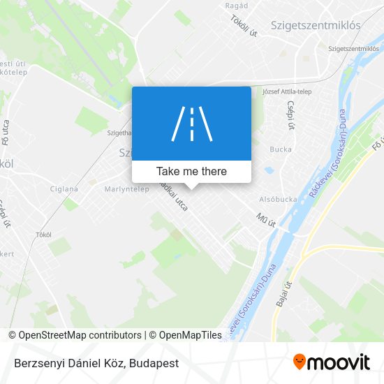 Berzsenyi Dániel Köz map