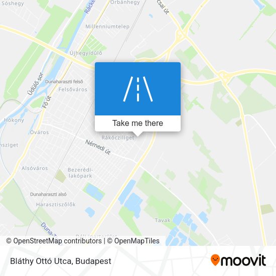 Bláthy Ottó Utca map