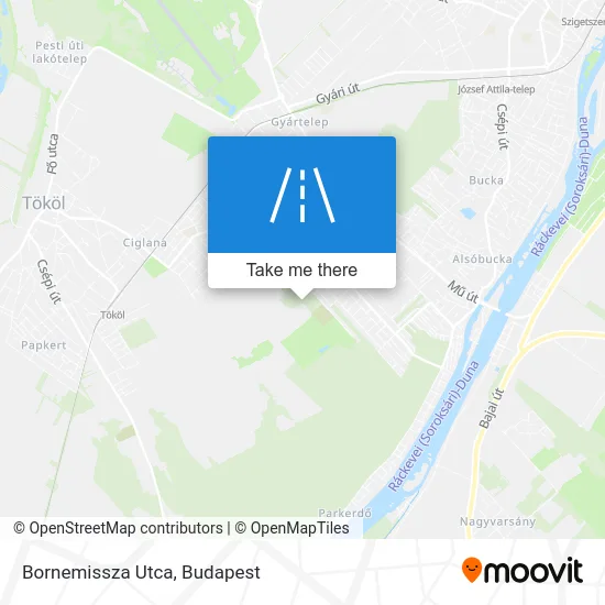 Bornemissza Utca map