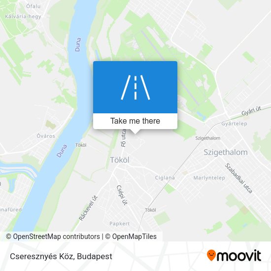 Cseresznyés Köz map