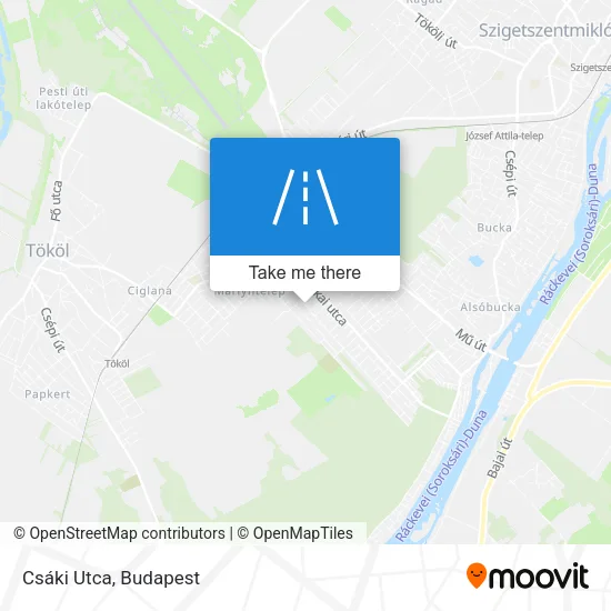 Csáki Utca map