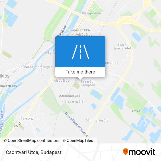 Csontvári Utca map