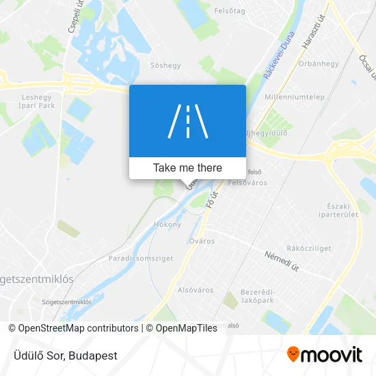 Üdülő Sor map