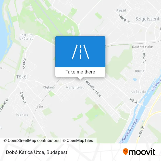 Dobó Katica Utca map