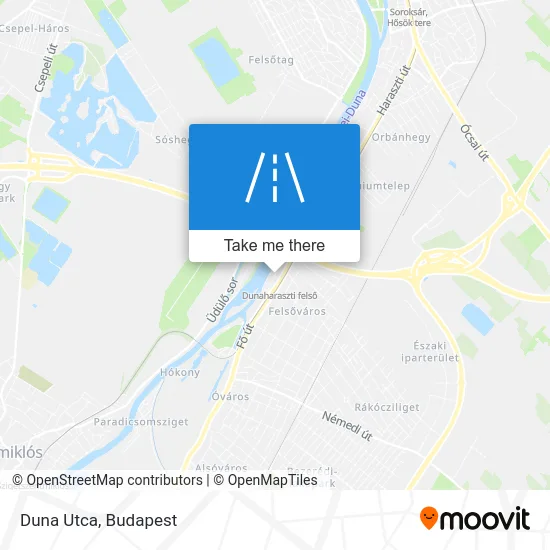 Duna Utca map