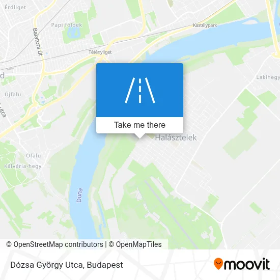 Dózsa György Utca map