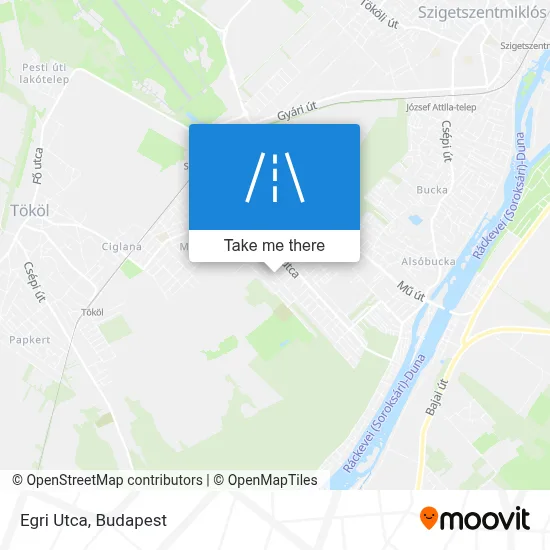 Egri Utca map