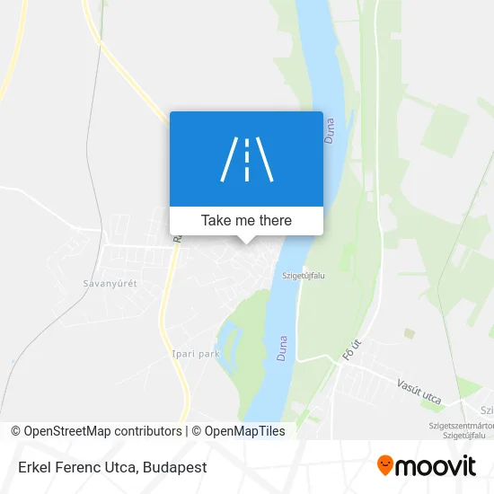 Erkel Ferenc Utca map