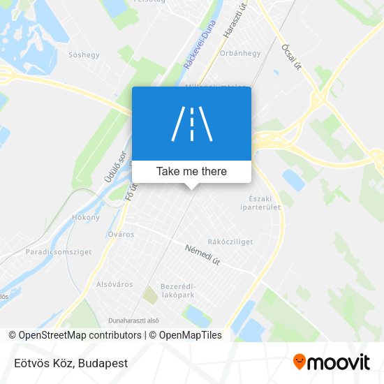 Eötvös Köz map
