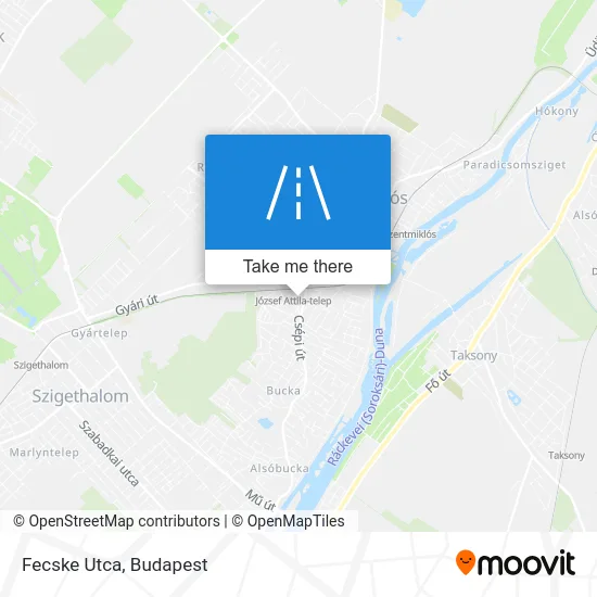 Fecske Utca map