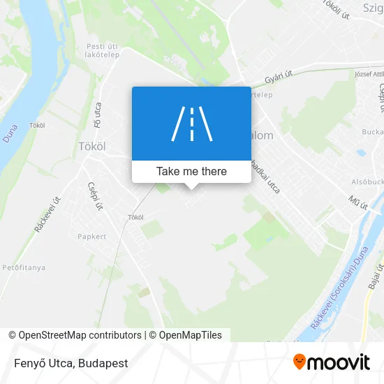 Fenyő Utca map
