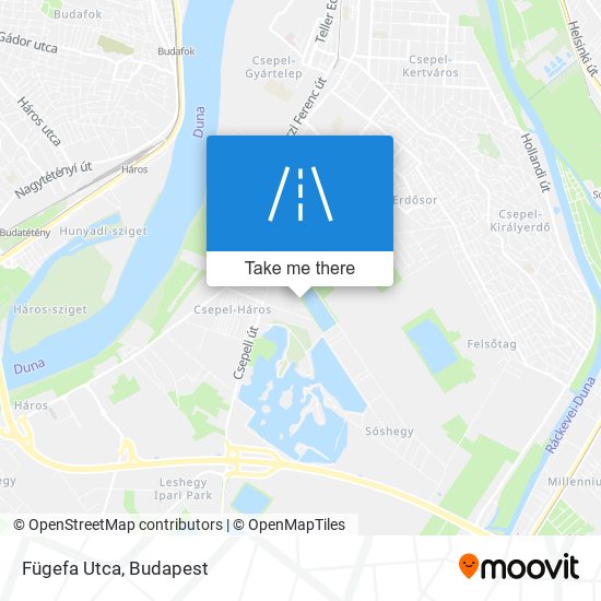 Fügefa Utca map