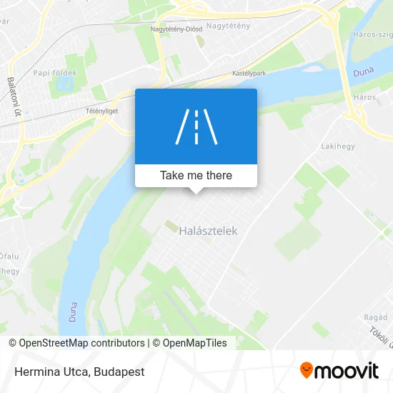 Hermina Utca map