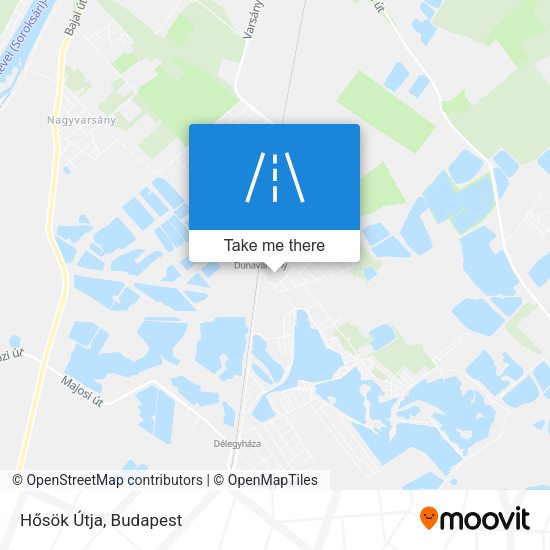 Hősök Útja map