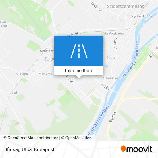 Ifjúság Utca map