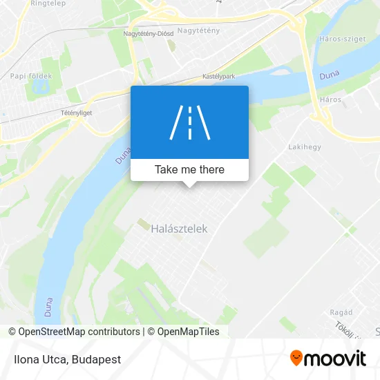 Ilona Utca map