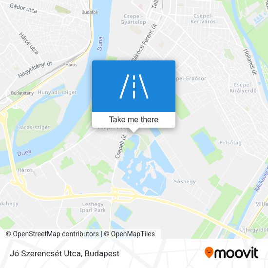 Jó Szerencsét Utca map
