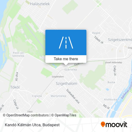 Kandó Kálmán Utca map