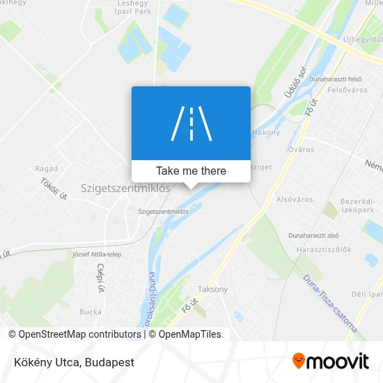Kökény Utca map