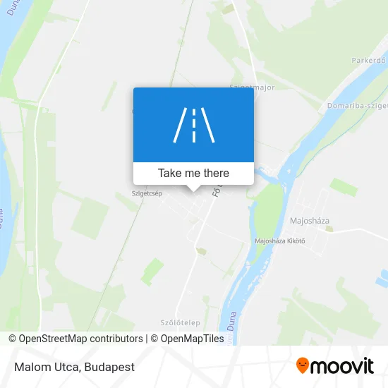 Malom Utca map