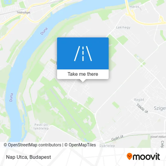 Nap Utca map