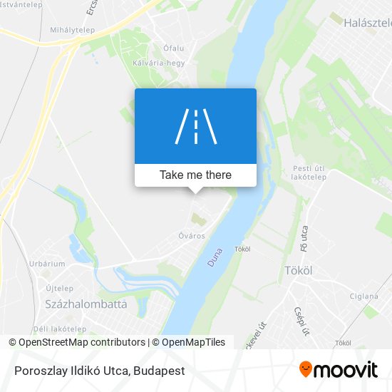 Poroszlay Ildikó Utca map