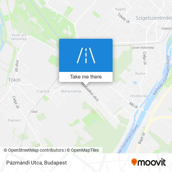 Pázmándi Utca map