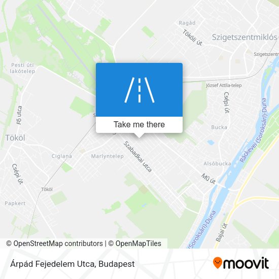 Árpád Fejedelem Utca map